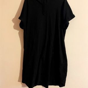 Xersion Black Sweatshirt Dress